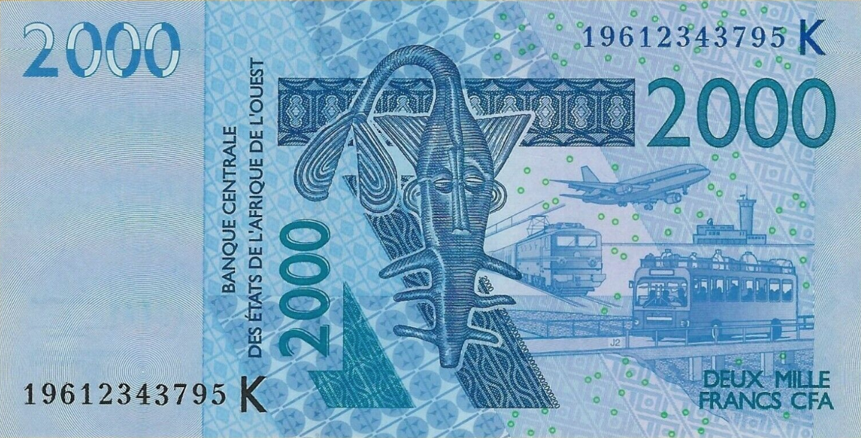 P716Kp Senegal W.A.S. K 2000 Francs Year 2019
